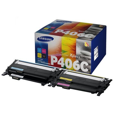 Toner Samsung CLT-P406C, CMYK, štvorbalenie, multipack, originál