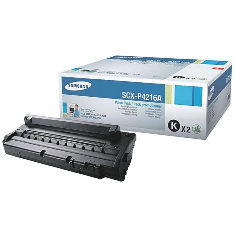 Toner Samsung SCX-P4216A, dvojbalenie, čierna (black), originál