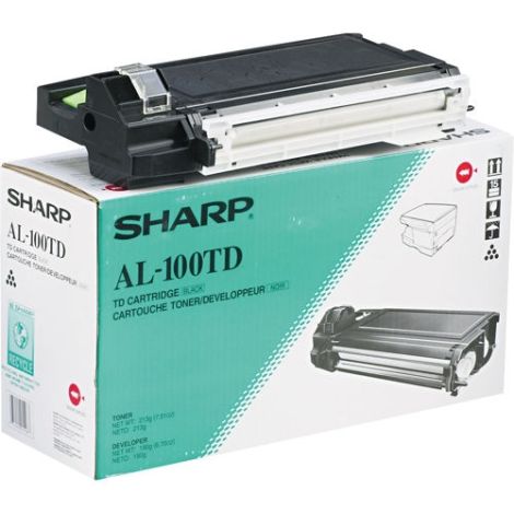 Toner Sharp AL-100TD, čierna (black), originál