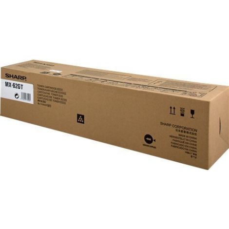 Toner Sharp MX-62GTBA, čierna (black), originál